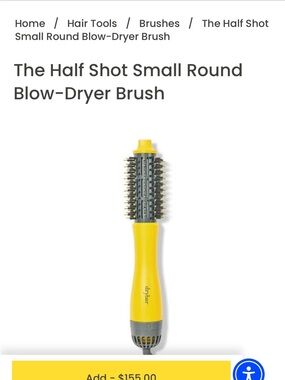 Drybar Yellow Small Round Blow-Dryer Brush